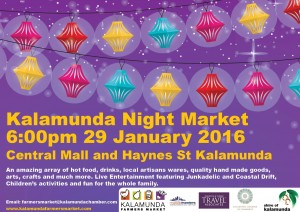 Kalamunda Night Market @ Central Mall, Kalamunda | Kalamunda | Western Australia | Australia